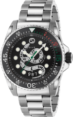 Guc1 Gucci Watch With Snake Detail - Gucci Dive Watch Snake Png