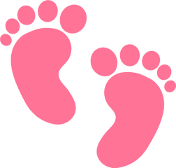 Download Hd Baby Feet Pink Png - Blue Baby Feet Png