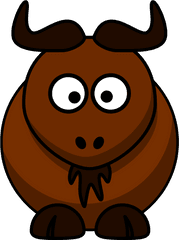 Bison Svg Clip Arts Download - Cartoon Bison Clipart Png