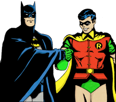 Batman And Robin - Free PNG