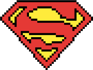 Pixilart - Minecraft Pixel Art Superman Png