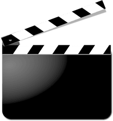 Clapperboard Film Movie - Clipart Movie Clapper Png