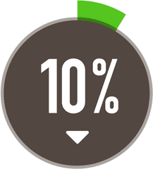 Pilot Engines Digital Case Study - 10 Percent Icon Png