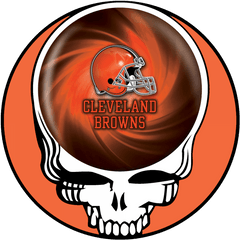 Cleveland Browns Skull Logo Iron - Steal Your Face Logo Png