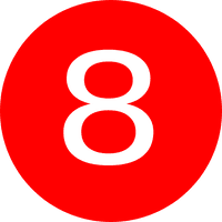 8 Number PNG Free Photo