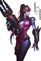 Overwatch Fan Art Widowmaker - Artwork Overwatch Widowmaker Fanart Png