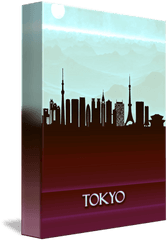 Tokyo City Skyline By Towseef Dar - Skyline Png