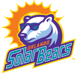 Solar Bears Unveil Team Colors And Logos - Orlando Solar Bears Logo Png