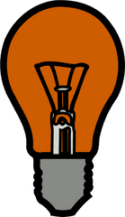 Light Bulb Svg Vector Clip - Li8ght Bulb Clip Art Png