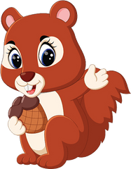 Squirrel - Funny Squirrel Squirrel Cartoon Png