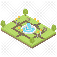 City Park Icon - Illustration Png