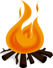 Campfire Png Vector - Campfire Emoji Transparent Png