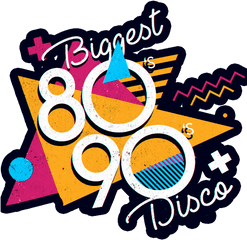 80s To 90s Music Transparent Png Image - Biggest 80s 90s Disco Belfast