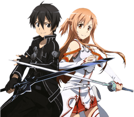 Asuna - Asuna Yuuki And Kirito Png