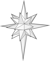 Graphic Free Download Png Files - Star Of Bethlehem Drawing