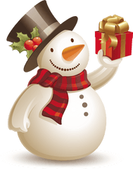 Snowman Transparent Images Png - Christmas Snowman Clipart Transparent Background