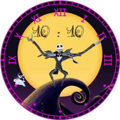 Nightmare Before Christmas Jack - Circle Png