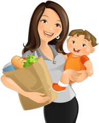 Png Mom Transparent Clipart Free - Mother Clipart Png