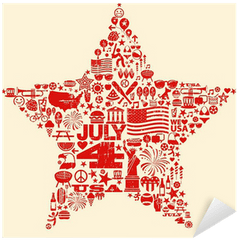 4th Of July Icon Collage Illustration T - Language Png