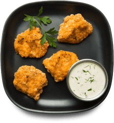 Chicken Nuggets With Ranch - Chicken Nuggets With Ranch Png