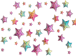 Glitter Edit Stars Transparent - Pink Glitter Star Transparents Png