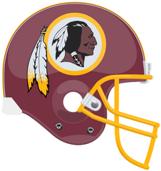 Redskins Helmet Clipart - Redskins Vs Atlanta Falcons Png