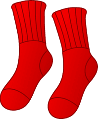 Stocking Vector Sox Transparent U0026 Png Clipart Free Download - Pair Of Red Socks