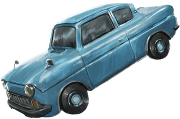 Weasleys Flying Car - Harry Potter Rons Car Png