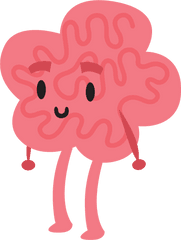 Emily Hargis - Brain Gains Cartoon Brain Clipart Transparent Background Png