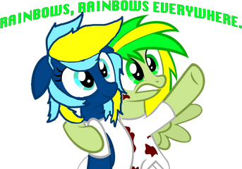 Download Fanmade Rainbow Rainbows Everywhere Stella - Mlp Portable Network Graphics Png