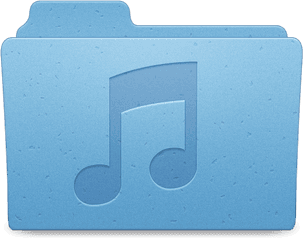 Music Folder Icon - Music Folder Icon Mac Png