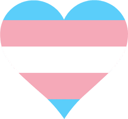 Trans And Nb Pagans - Transgender Heart Png Full Size Png Transgender Heart Transparent Background,Heart