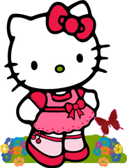 Cute Hello Kitty New Clipart Png - Cartoon Characters Hello Kitty