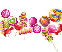 Strawberry Lollipop Candy PNG Download Free