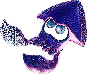 Splatoon Squid Sticker - Dot Png