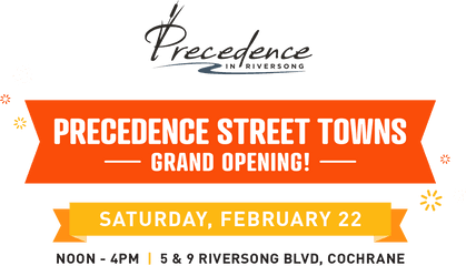 Precedence Street Towns Grand Opening - Trico Homes Calligraphy Png