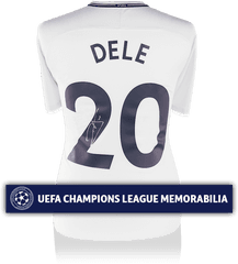 Dele Alli Official Uefa Champions - Champion League Style Number Tottenham Png