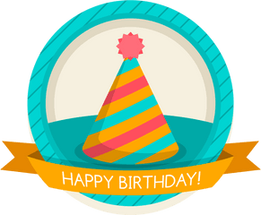 Party Birthday Hat Png - Birthday Tags Png