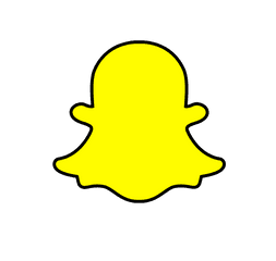 Snap Chat Snapchat Ghost - Snapchat Logo Yellow Ghost Png