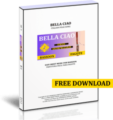 Bella Ciao Easy Bassoon Sheet Music Free Download Sonznotas - Printing Png