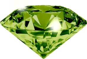 Green Diamond Png Image