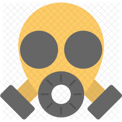 Gas Mask Icon Of Flat Style - Circle Png