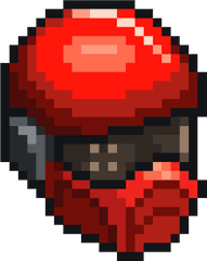 Download Metal Superhero Mask - Deadpool Logo Pixel Art Png Doom Slayer Pixel Art