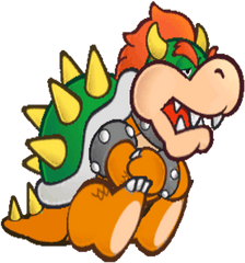 Download Bowser Ad - Paper Mario Bowser Png