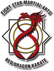 Eight Star Martial Arts Red Dragon Png Karate Logo