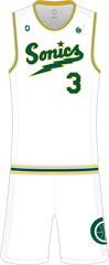 Seattle Supersonics Throwback Third - Detroit Tigers Jersey Png