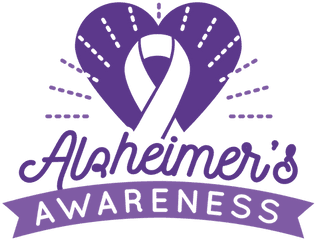 Alzheimers Awareness Ribbon Heart - Language Png