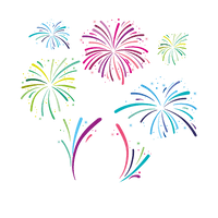 Fireworks Vector Abstract Colorful Download HQ - Free PNG