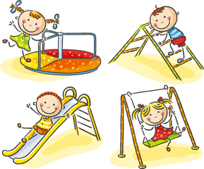 Download Cute Kids Photography 61 Playground Child Playing - Children Playing In The Playground Png