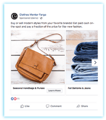 How To Design Killer Facebook Ads That Get Results - Adshark Crossbody Png